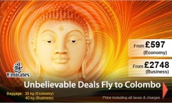 Emirates’ Flights Deals To Colombo – Book Now To Attain Your Nirvana!