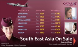 Qatar Airways’ Puts South East Asia On Sale…