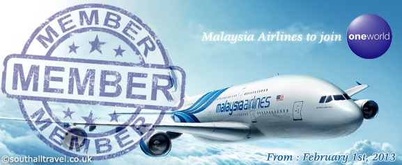 Malaysian Airlines one world membership