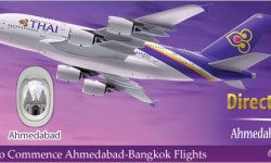 Thai Airways to Commence Ahmedabad - Bangkok Flights