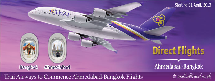 Thai Airways to Commence Ahmedabad Bangkok Flights