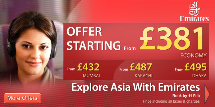 Emirates’ Discount Delights To Asia!!!