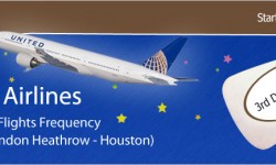 USA’s United Airlines Adds Third Daily London - Houston Flights