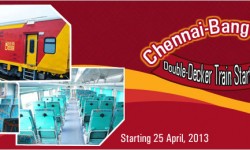 Chennai-Bangalore AC Double-Decker Train Starts Operations