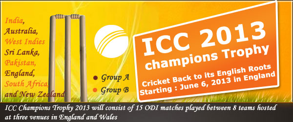 ICC Champions Trophy 2013 Cricket Back to its English Roots!