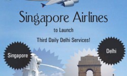 Singapore Airlines to Launch Third Daily Delhi Services