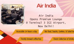 Air India Opens Premium Lounge at Terminal 3 IGI Airport, New Delhi