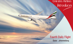 Dubai’s Emirates Introduces Fourth Daily Flight to Johannesburg