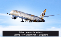 Etihad Airways Introduces Boeing 787-9 Dreamliner to Singapore