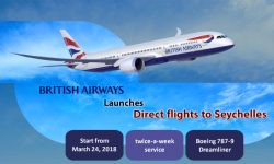 British Airways Launches Direct flights to Seychelles