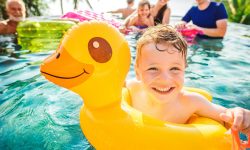 How to keep kids cool in a hot country